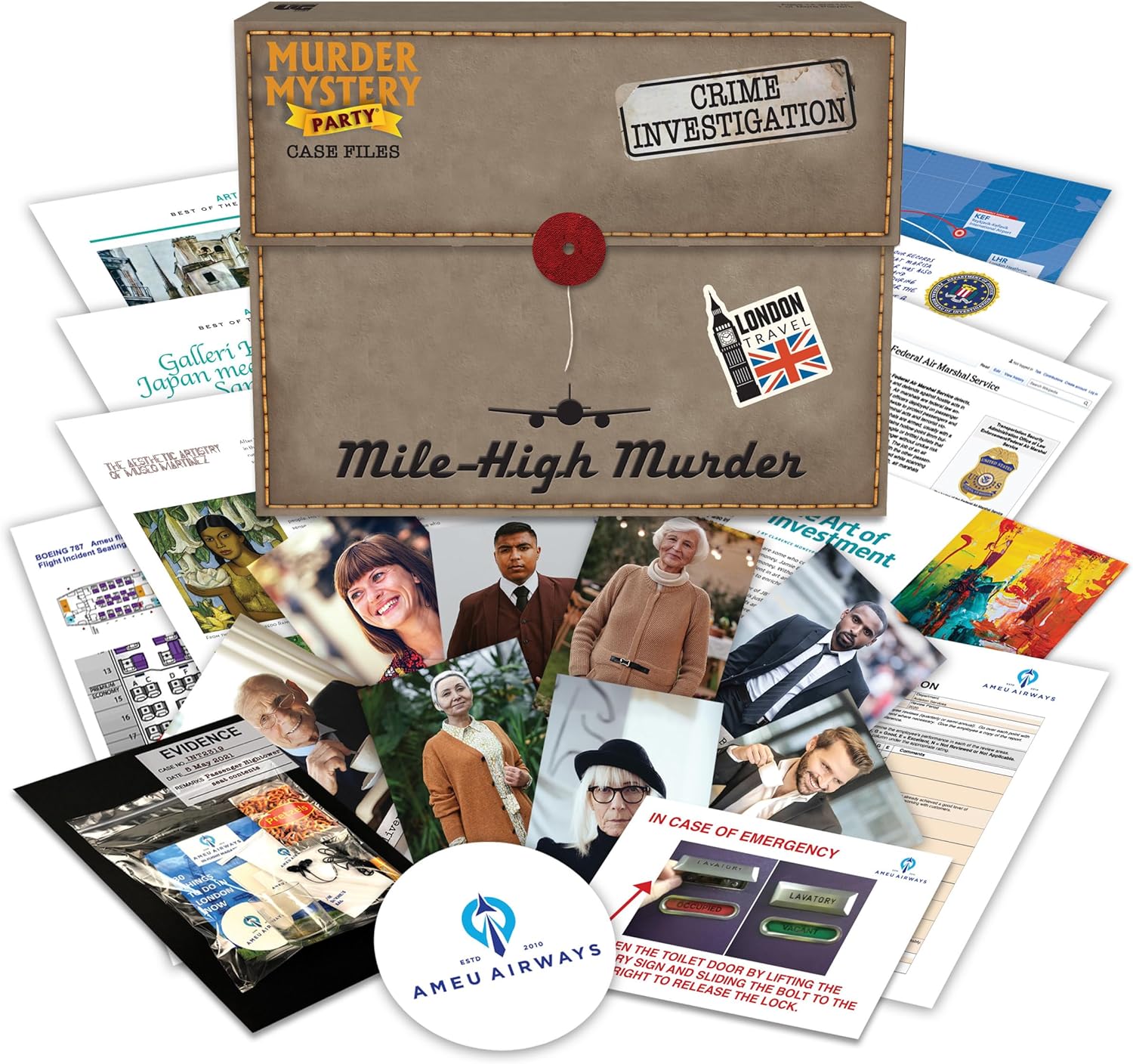 Murder Mystery Party: Mile High Murder - WiredVillage GamesWiredvillage Games