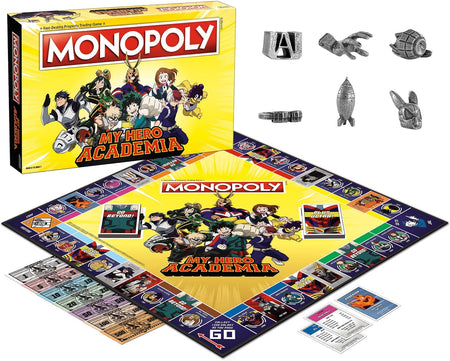 My Hero Academia Monopoly - WiredVillage Games - USAOPOLY