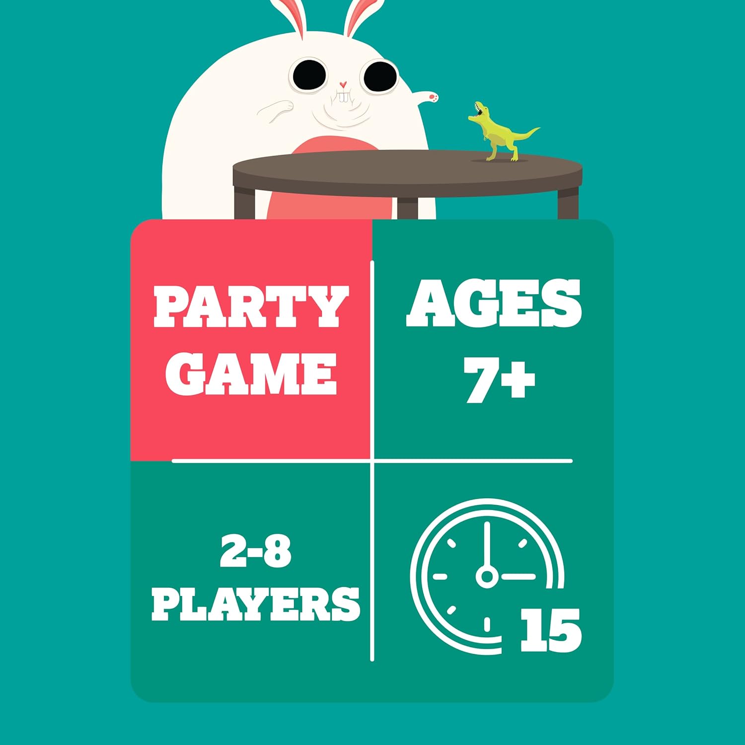 ON A SCALE OF ONE TO T - REX - WiredVillage Games - Exploding Kittens