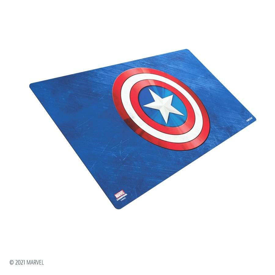 Playmat: Marvel Champions: Captain America - WiredVillage Games - WiredVillage Games
