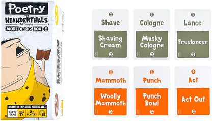 Poetry for Neanderthals More Cards - WiredVillage GamesExploding Kittens