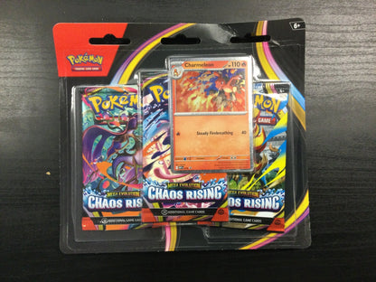 Pokémon Mega Evolution Chaos Rising 3 pack blister -