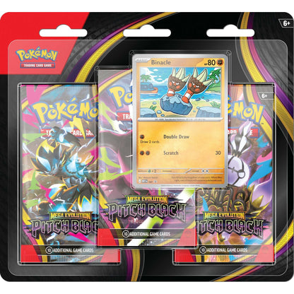 Pokémon Mega Evolution Pitch Black 3-Pack Blister -