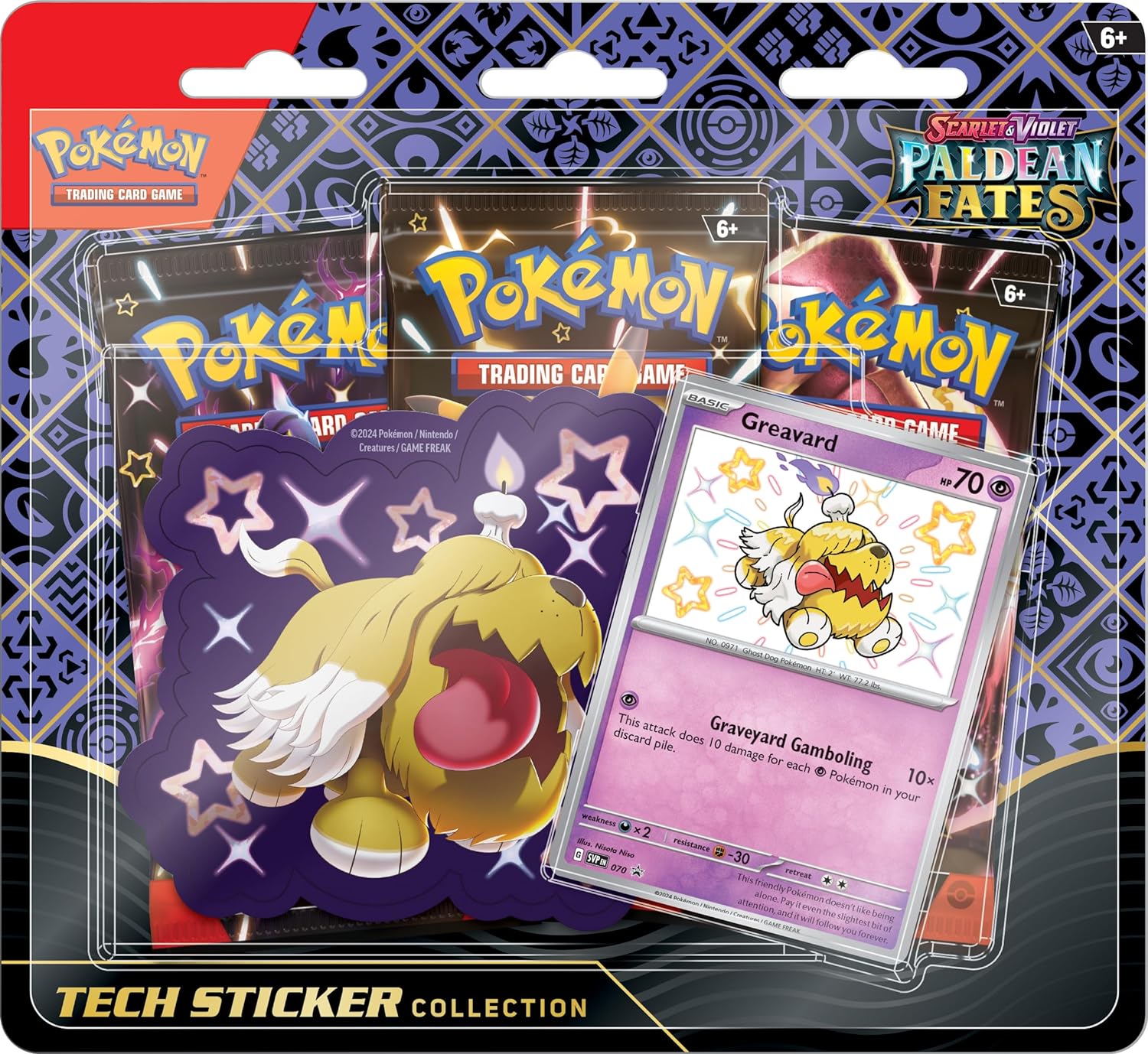 Pokémon Paldean Fates Tech Sticker - WiredVillage Games - Wiredvillage Games