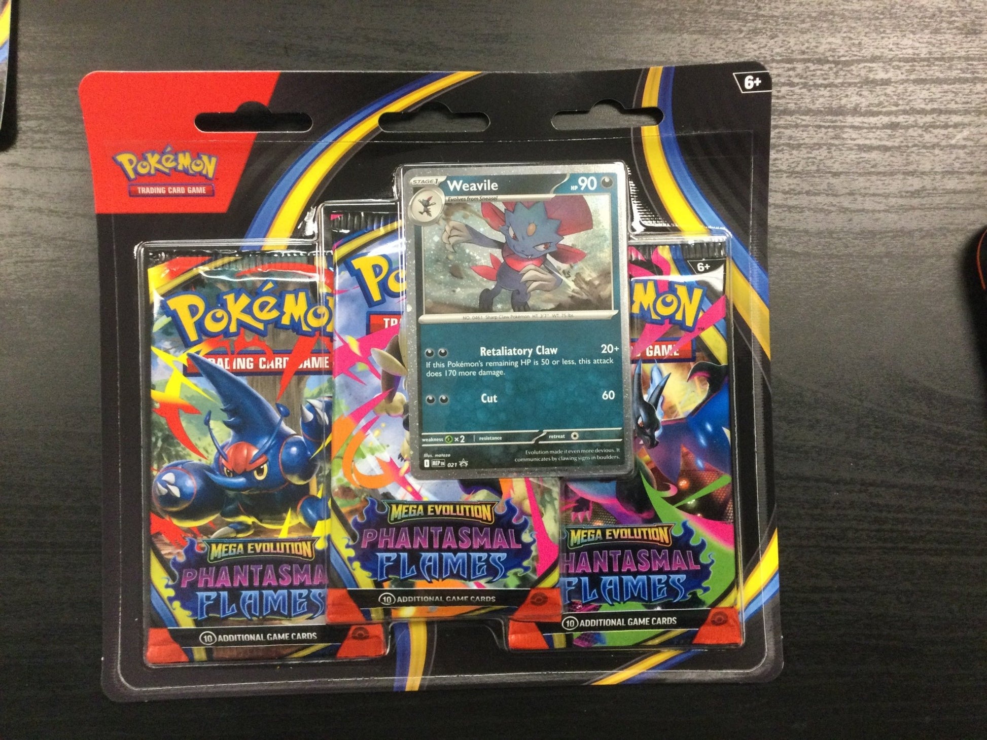 Pokémon Phantasmal Flames 3 pack blister - WiredVillage Games - The Pokémon Company