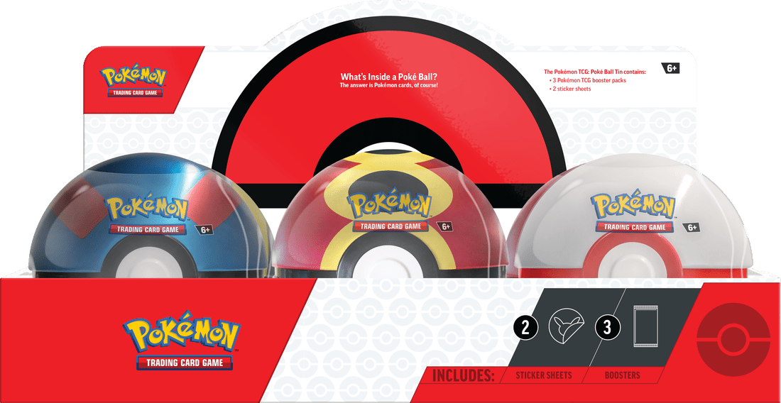 POKEMON POKE BALL TIN Q4 2025 - WiredVillage Games - The Pokémon Company