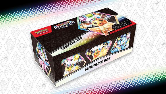 Pokémon Prismatic Evolution Surprise Box - WiredVillage Games - The Pokémon Company