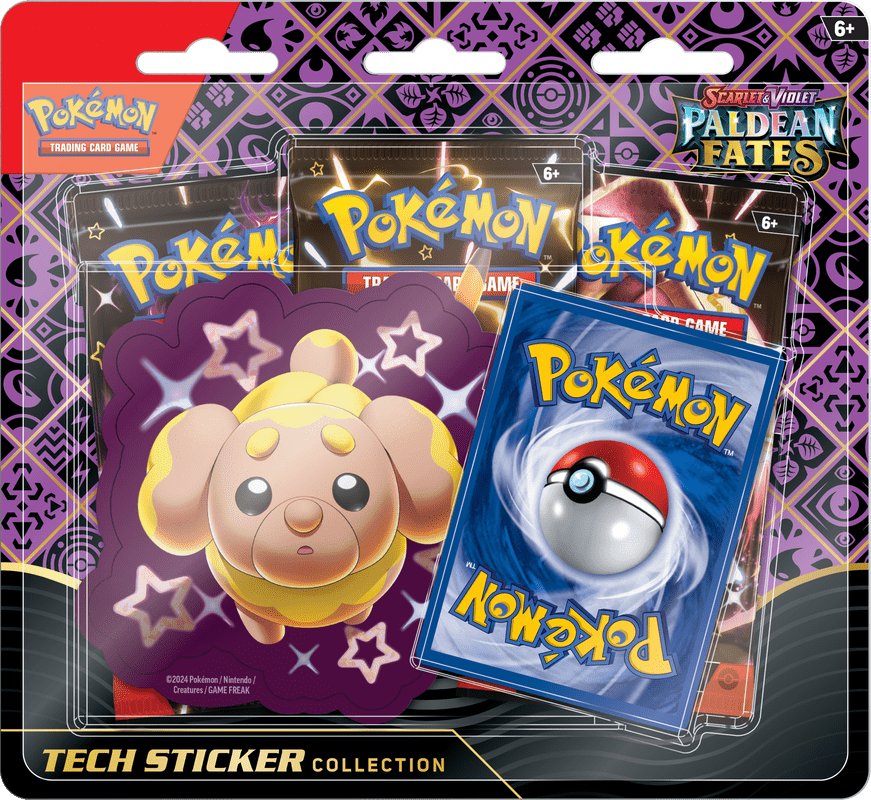 Pokemon Scarlet and Violet 4.5 Paldean Fates Tech Sticker Collection Blister Pack - WiredVillage GamesWiredvillage Games