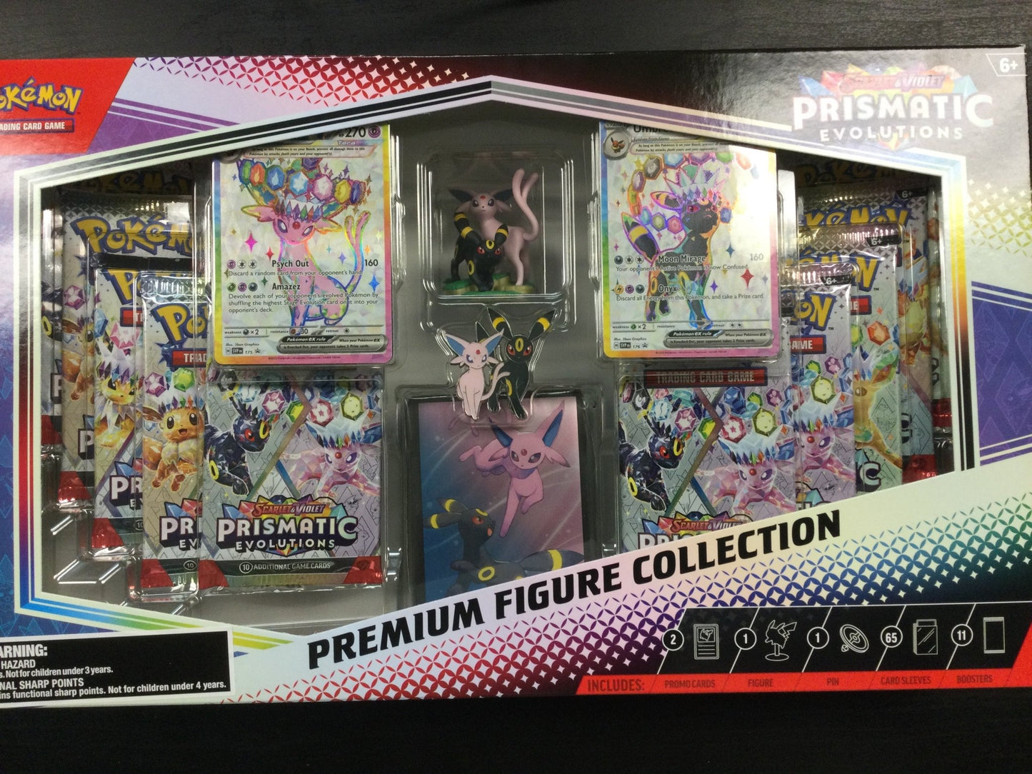 Pokémon Scarlet And Violet Prismatic Evolutions Premium figure Collection - WiredVillage Games - The Pokémon Company