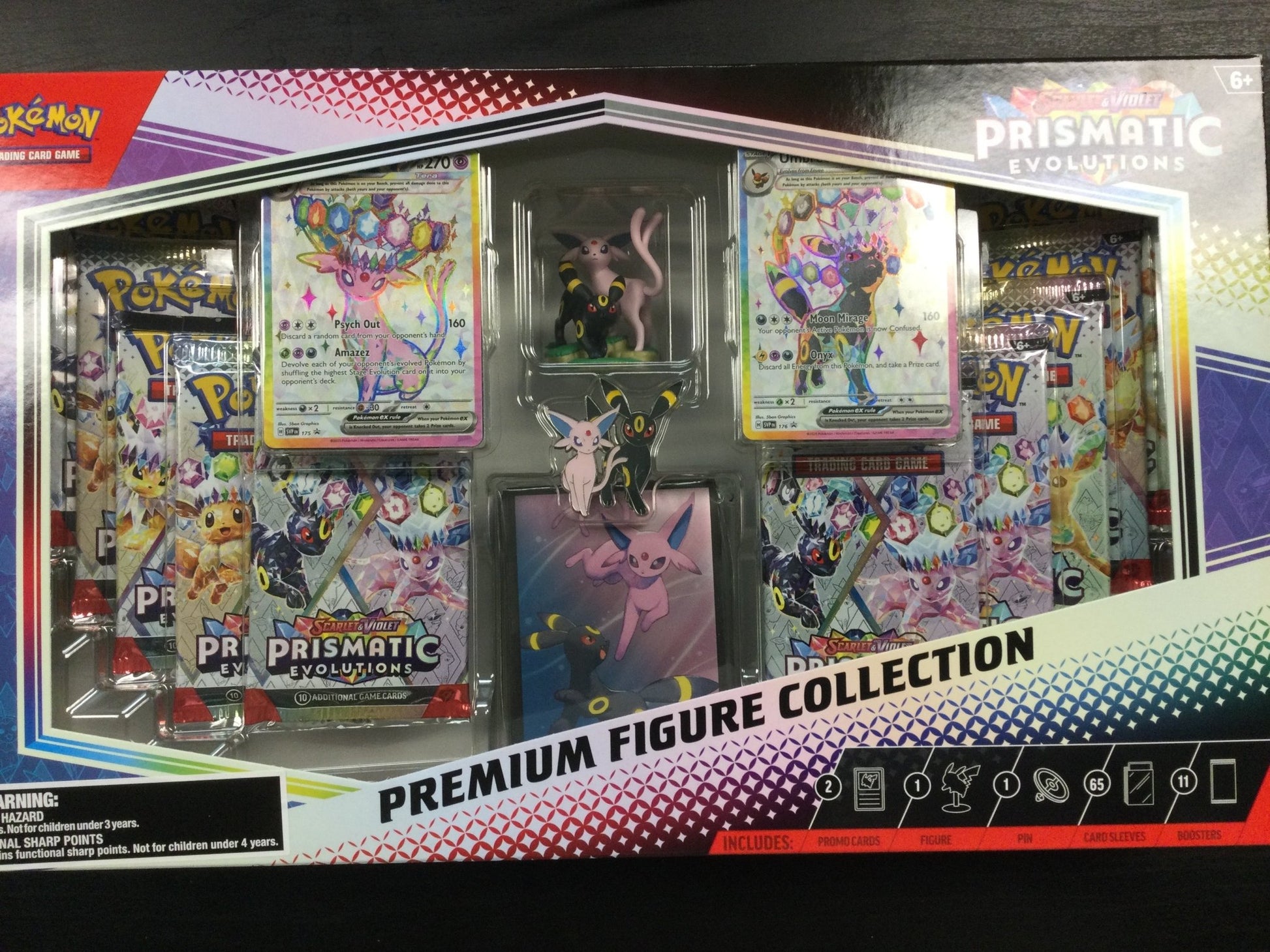 Pokémon Scarlet And Violet Prismatic Evolutions Premium figure Collection - WiredVillage Games - The Pokémon Company