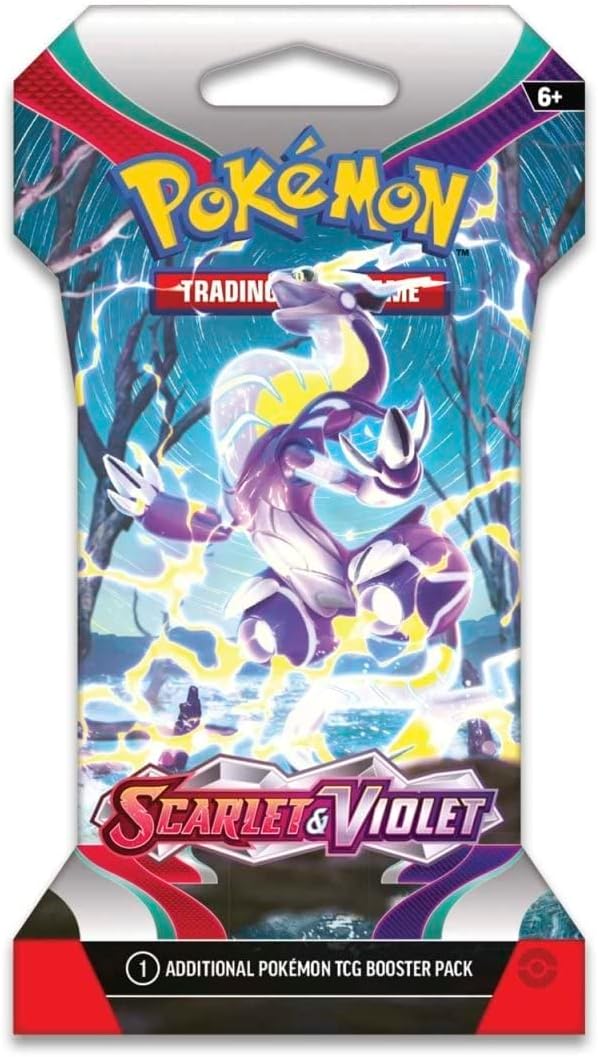 Pokémon Scarlet and Violet Sleeve Booster - WiredVillage Games - The Pokémon Company WiredVillage Games