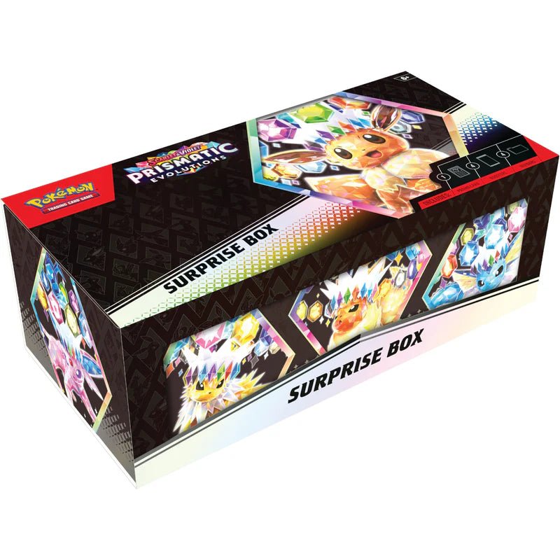 POKEMON SV8.5 PRISMATIC EVOLUTIONS SURPRISE BOX - WiredVillage GamesThe Pokémon Company