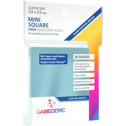 Prime Sleeves: Mini - Square - WiredVillage Games - Gamegenic