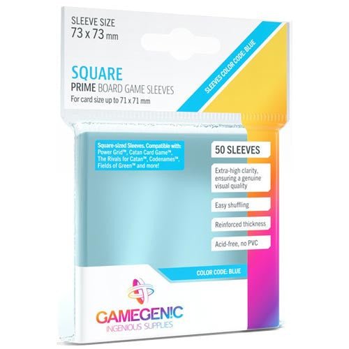 Prime Sleeves: Square - WiredVillage GamesGamegenic