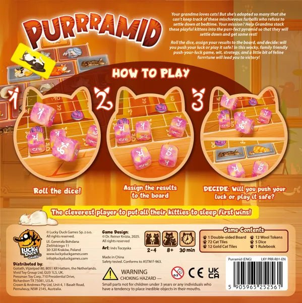 Purrramid - WiredVillage Games - Lucky Duck Games WiredVillage Games