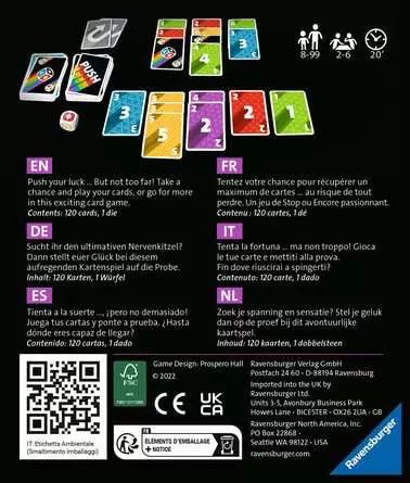 Push Card Game - Board Game