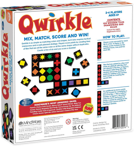 Qwirkle - WiredVillage Games - Mindware