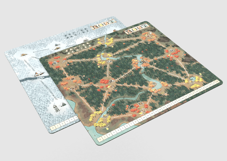 Root: Playmat Fall/Winter - WiredVillage GamesWiredvillage Games