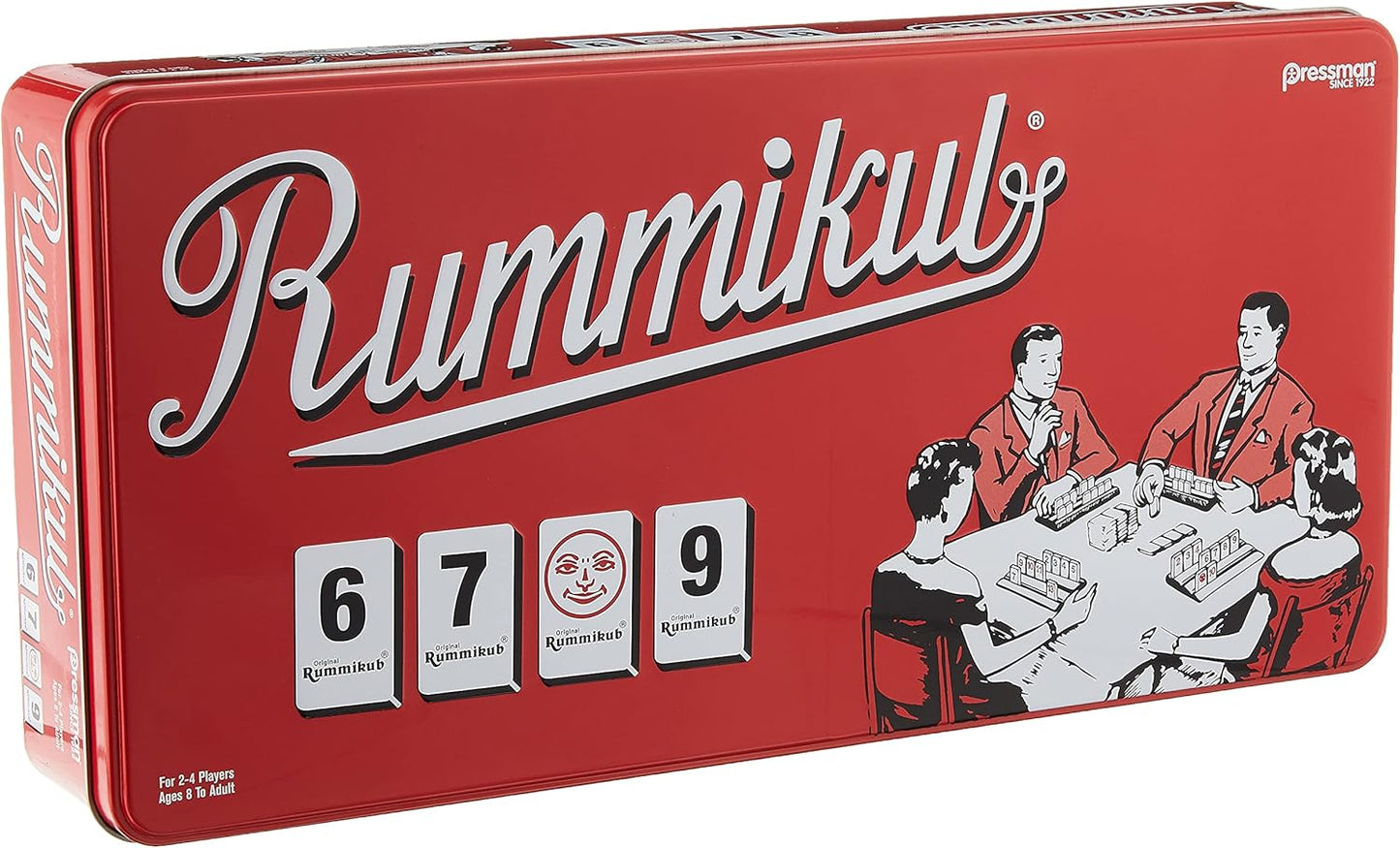 Rummikub in Retro Tin - The Original Rummy Tile Game - WiredVillage Games - Pressman WiredVillage Games