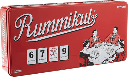 Rummikub in Retro Tin - The Original Rummy Tile Game - WiredVillage Games - Pressman WiredVillage Games