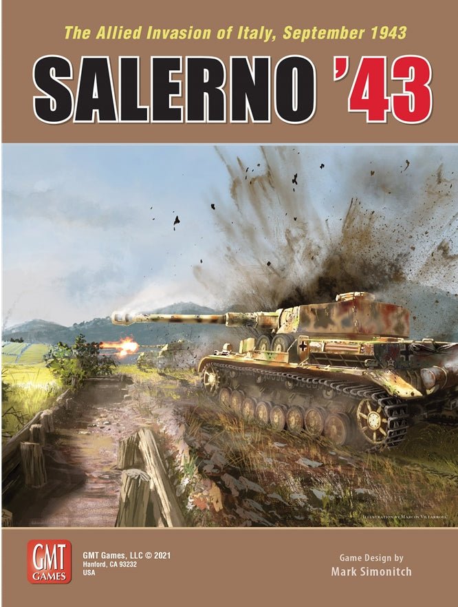 Salerno '43: The Allied Invasion of Italy - WiredVillage GamesWiredvillage Games