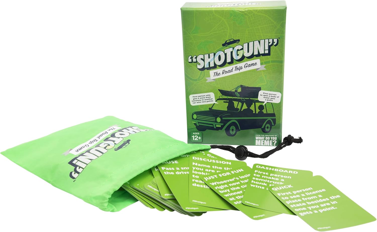Shotgun! - The Hilarious Family Card Game for Road Trips - WiredVillage Games - WHAT DO YOU MEME?