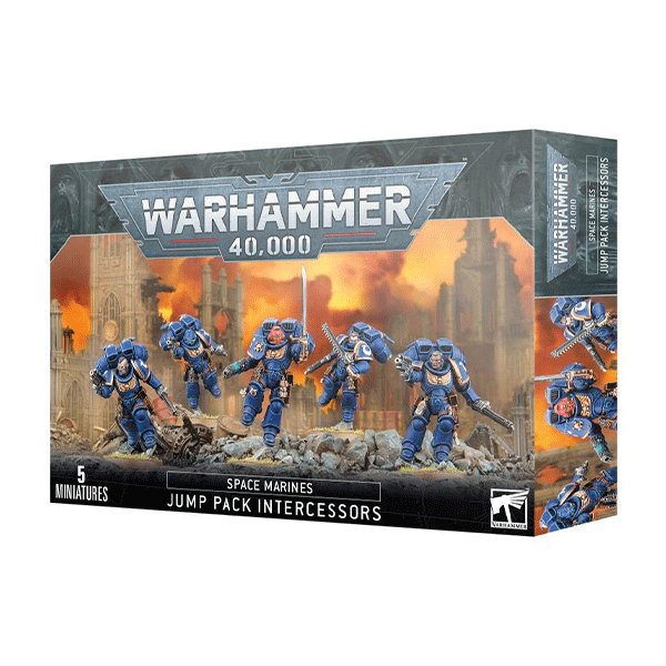 Space Marines Jump Pack Intercessors - WiredVillage Games - Games Workshop