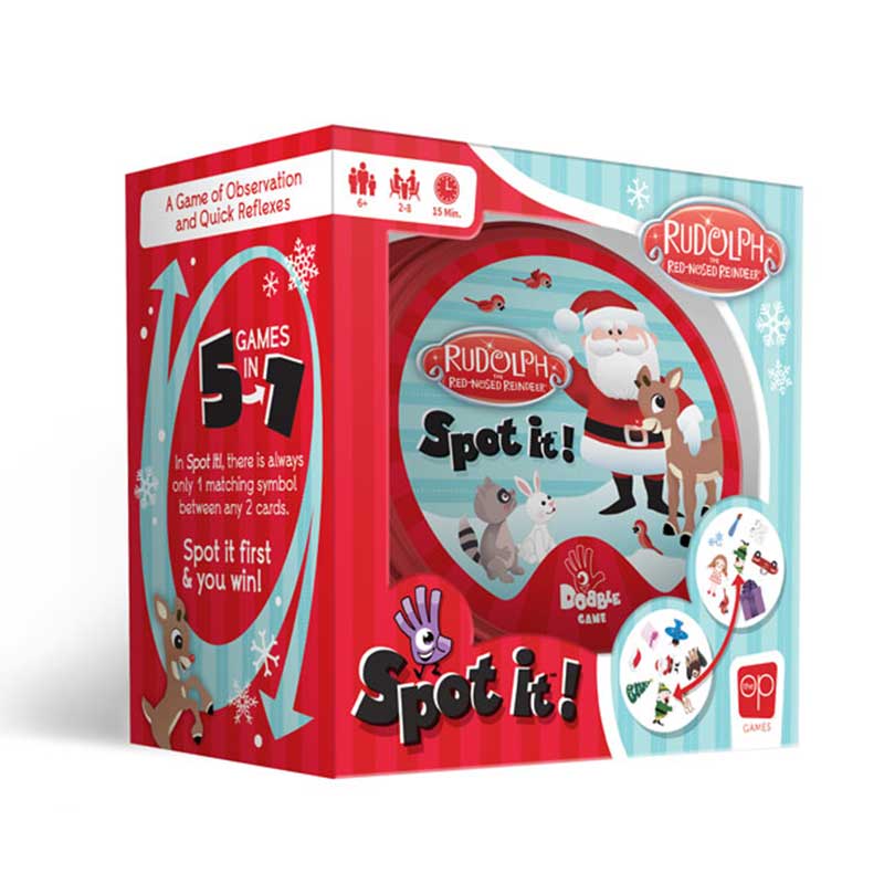 Spot It! - Rudolph The Red-Nosed Reindeer - Board Game