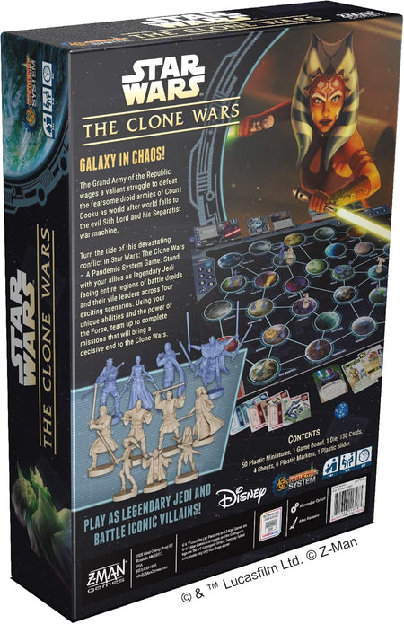 STAR WARS: THE CLONE WARS - A PANDEMIC SYSTEM GAME - WiredVillage Games - Z - Man Games