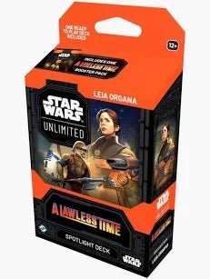 Star Wars Unlimited A Lawless Time Spotlight Deck Leia Organa - WiredVillage Games - Fantasy Flight Games