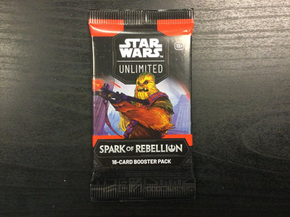 Star Wars Unlimited Spark of Rebellion booster pack - WiredVillage Games - Fantasy Flight Games