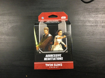 Star Wars Unlimited Twin Suns Aggressive Negotiations Deck - Trading Card