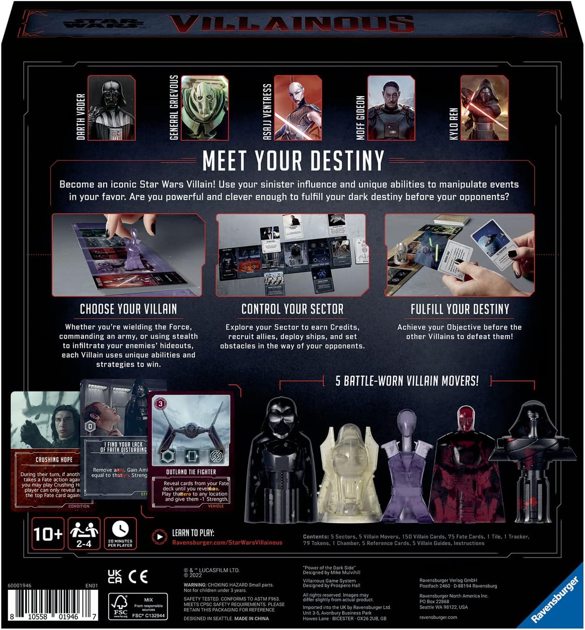 Star Wars Villainous: Power of The Dark Side - WiredVillage GamesWiredvillage Games