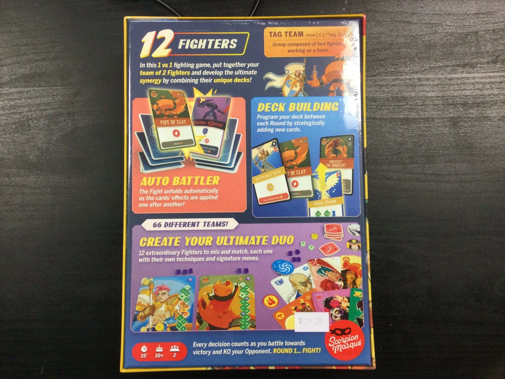 Tag Team - WiredVillage Games - Le scorpion masque inc