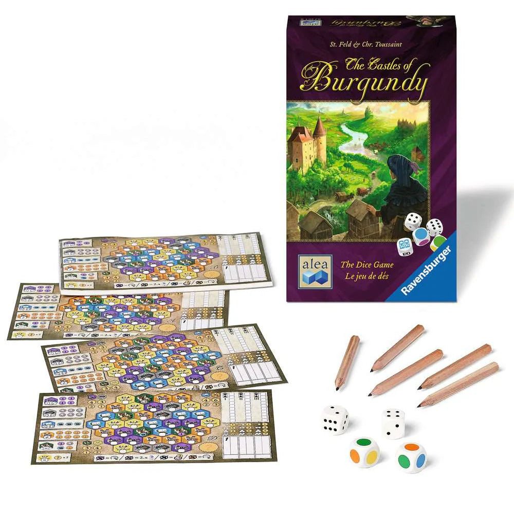 The Castles of Burgundy Dice Game - WiredVillage GamesRavensburger