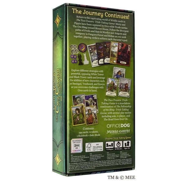 The Lord of the Rings: The Two Towers – Trick - Taking Game - WiredVillage Games - Office Dog