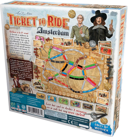 Ticket to Ride: Amsterdam - WiredVillage Games - Wiredvillage Games