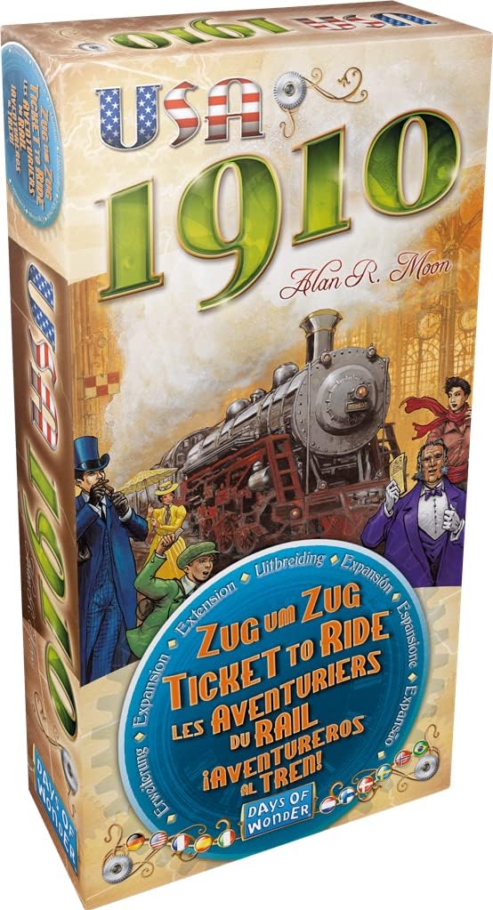 TICKET TO RIDE: USA 1910 - WiredVillage Games - Days of Wonder