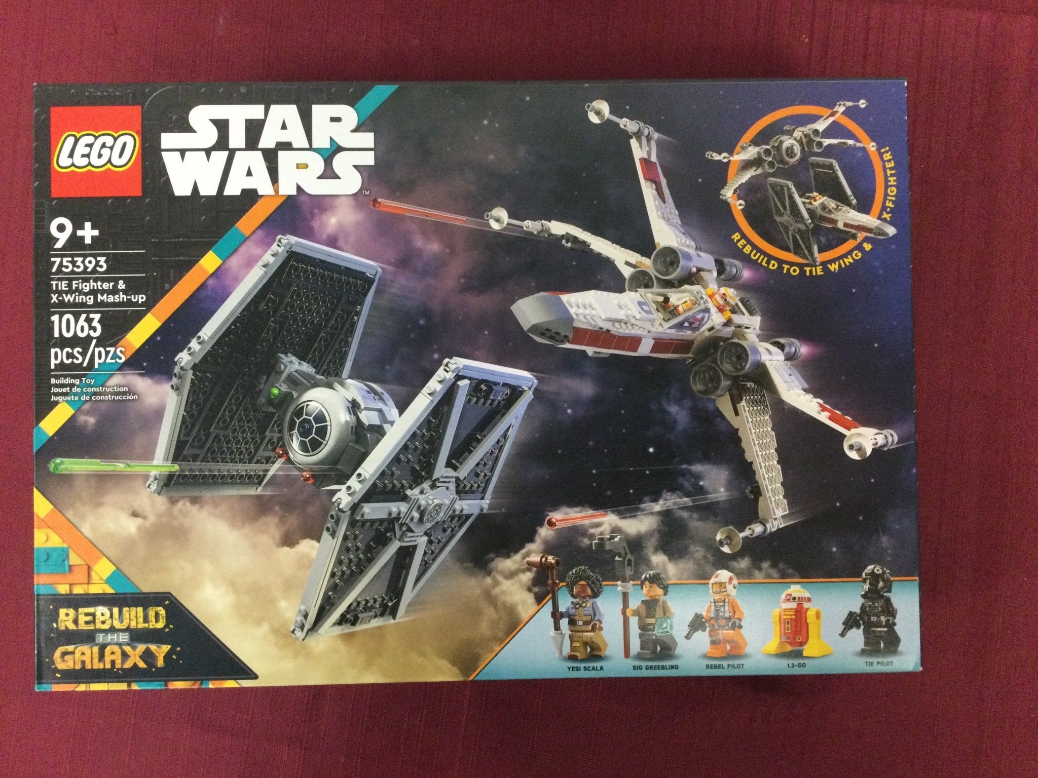 TIE fighter & X - Wing Mash up Lego - WiredVillage Games - WiredVillage Games