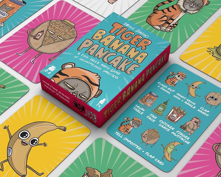 Tiger Banana Pancake game - WiredVillage Games - Right Wrong Games
