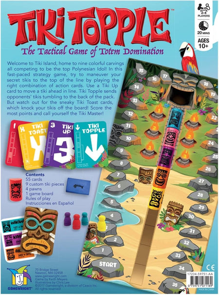 Tiki Topple - WiredVillage Games - Gamewright