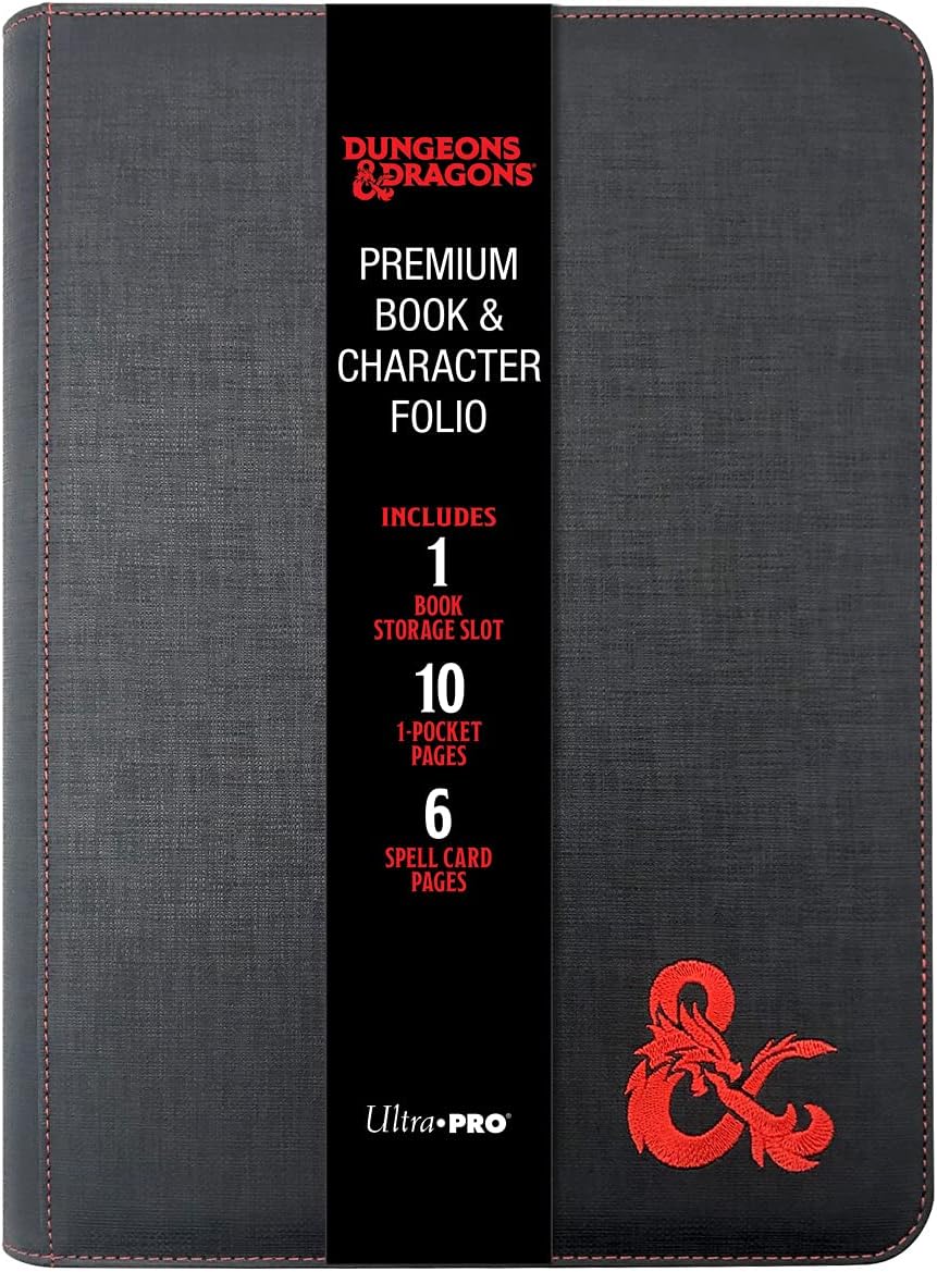 Ultra Pro Dungeons & Dragons Premium Zippered Book & Character Folio - WiredVillage Games - Wiredvillage Games