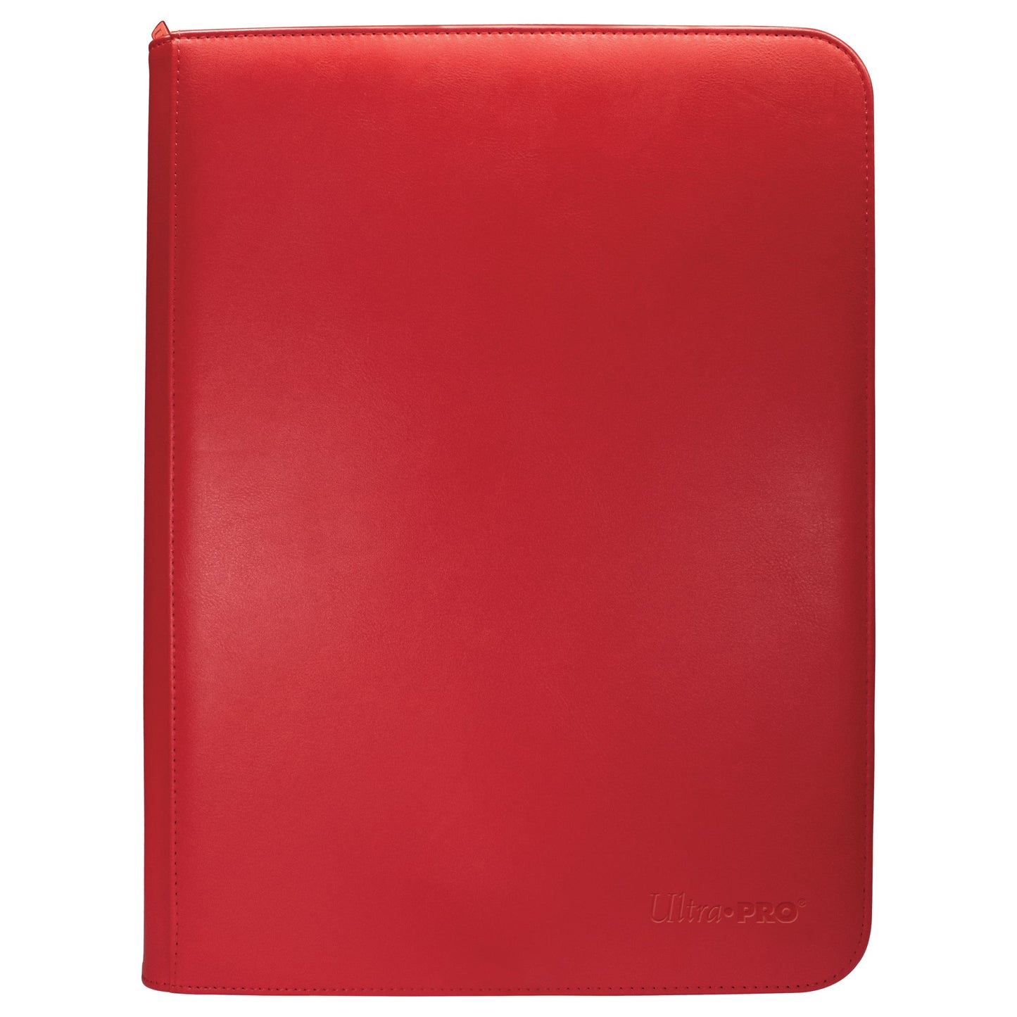 Ultra PRO - Vivid 9 - Pocket Zippered PRO - Binder: (Red) - WiredVillage GamesWiredvillage Games