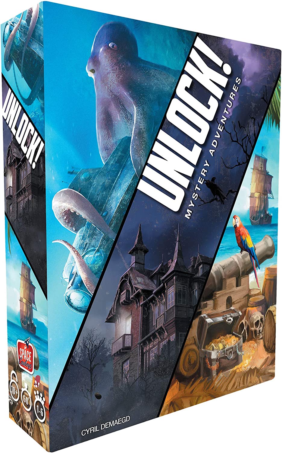 UNLOCK! Mystery Adventures Card Game - WiredVillage GamesSpace Cowboys