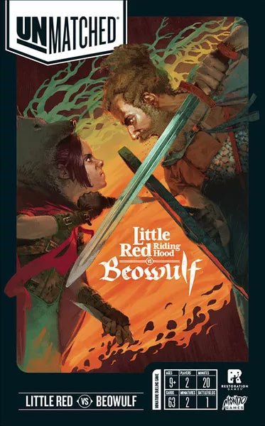 Unmatched: Little Red Vs. Beowulf - WiredVillage Games - Restoration Games