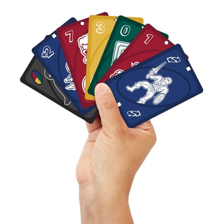 UNO Mattel 80Th Ruby Red Card Game For Kids & Family Night - WiredVillage Games - Mattel