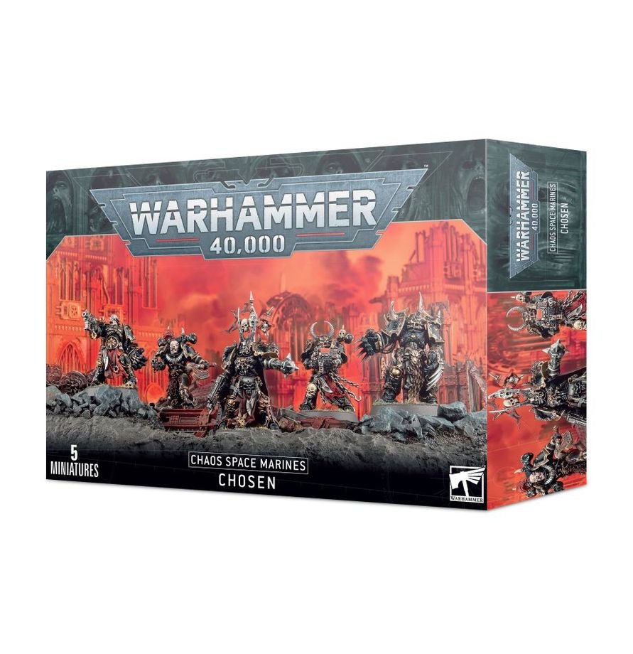 Warhammer 40k Chaos Space Marines: Chosen - WiredVillage Games - Games Workshop WiredVillage Games