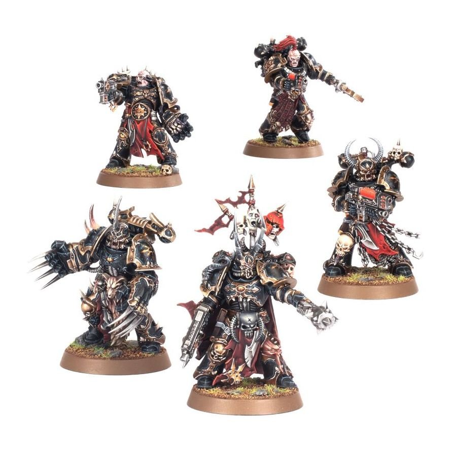 Warhammer 40k Chaos Space Marines: Chosen - WiredVillage Games - Games Workshop WiredVillage Games