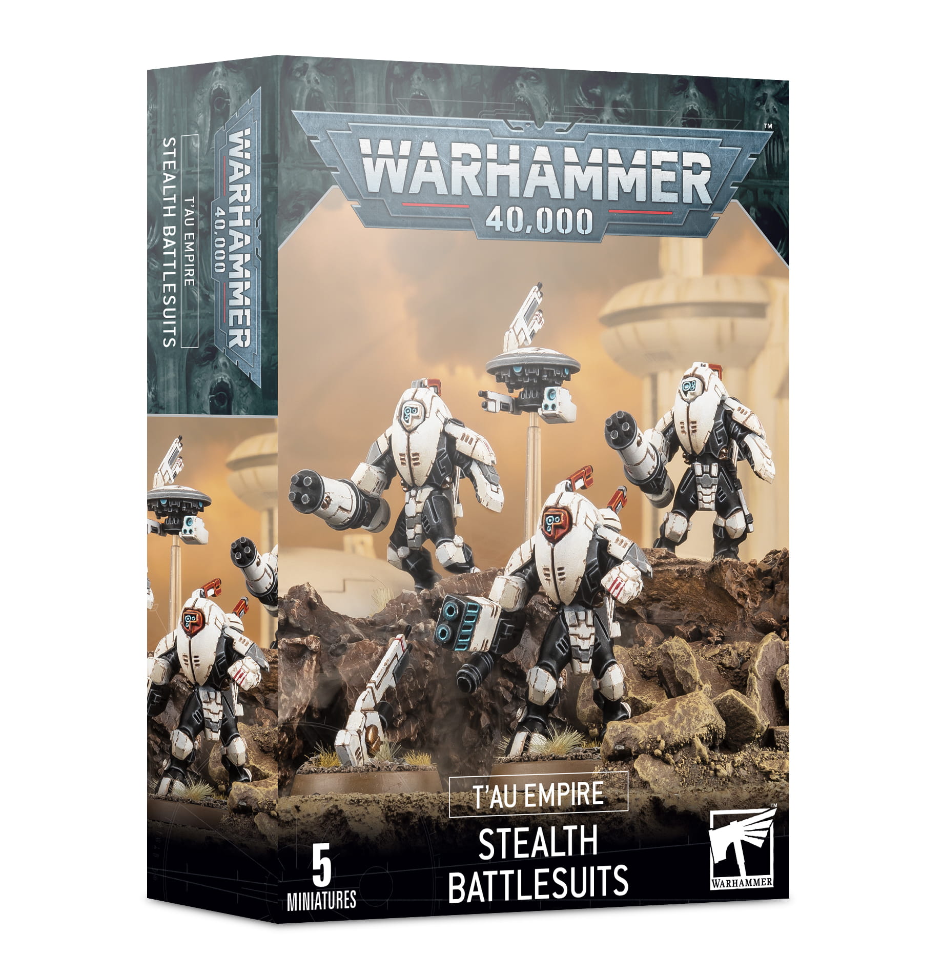 Warhammer 40,000: T'au Empire - Stealth Battlesuits - WiredVillage Games - Games Workshop