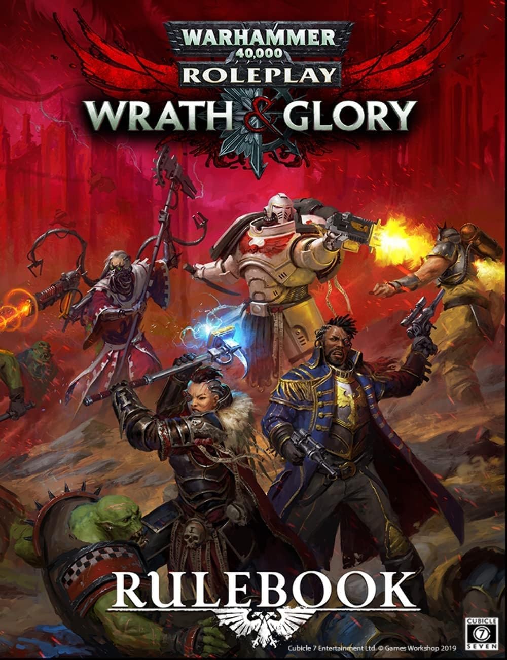 Warhammer 40,000: Wrath & Glory Core Rulebook - WiredVillage GamesWiredvillage Games